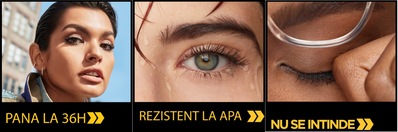 Mascara pentru volum The Colossal 36h, Waterproof, Maybelline
